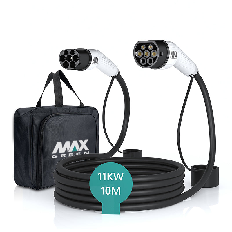 MAXGREEN Câble de charge EV&PHEV Type 2 à Type 2 | 16A | 11KW | 